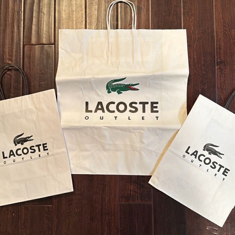 ‎Lacoste shopping bag bundle (3)